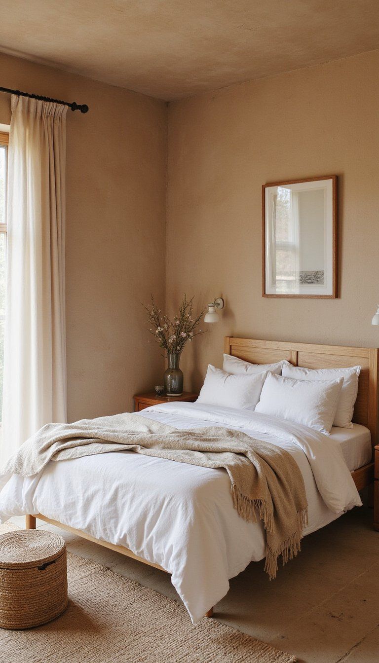 Earthy Plaster Walls With Subtle Texture