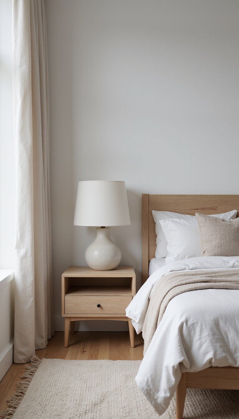 Stone Nightstands For Grounded Bedside Styling