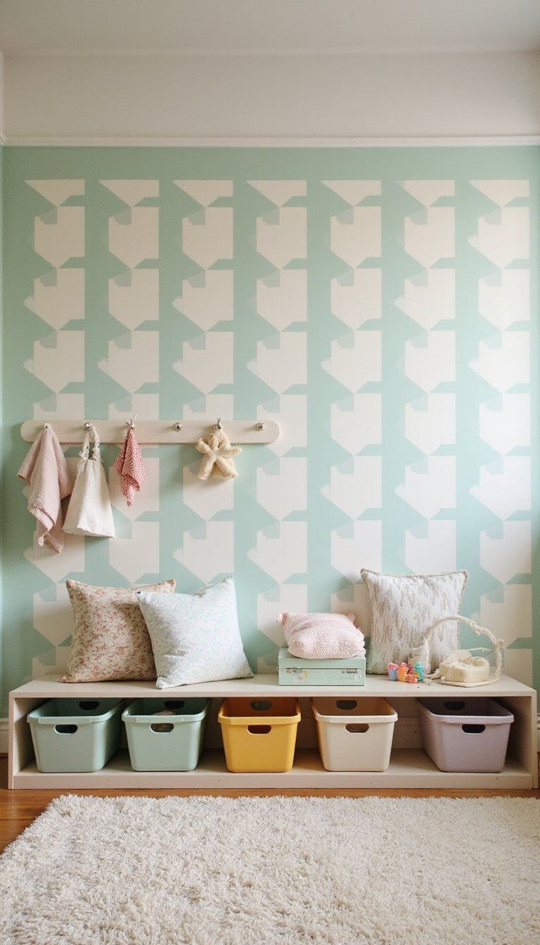 Graphic Checkerboard For Playful Kids Room