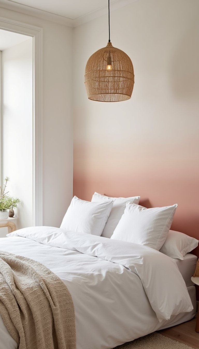 Soft Pastel Ombre For Calm Bedroom Vibes