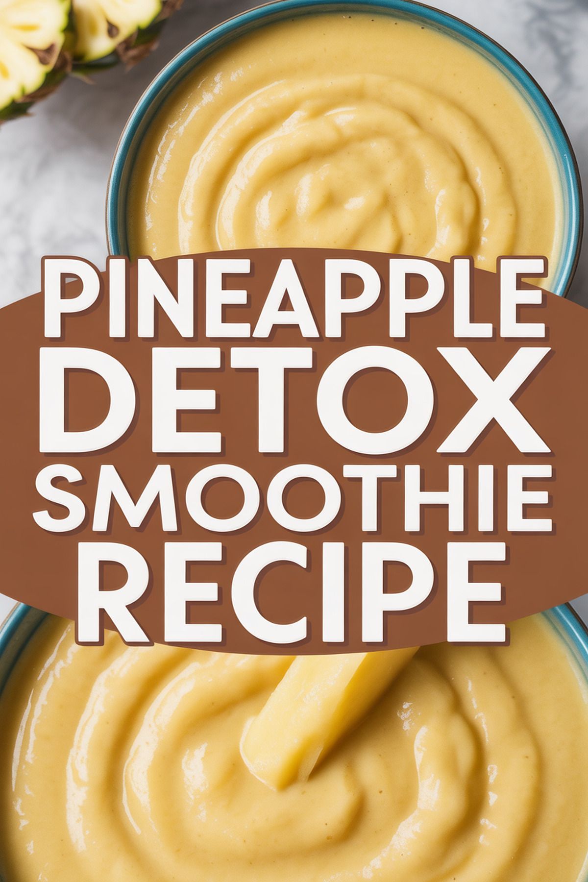 Pineapple Ginger Detox Smoothie Recipe recipe idea in stylish layout