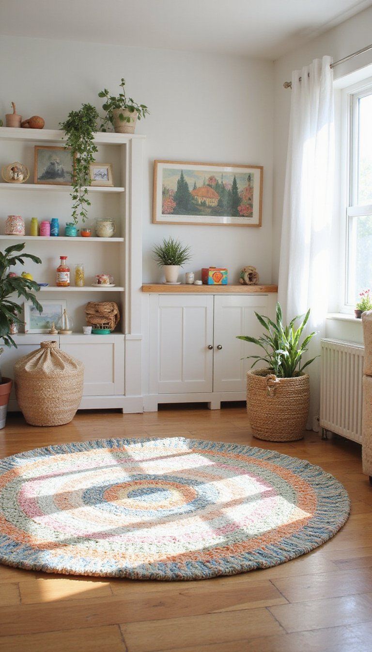 Kid-Friendly Layering With Washable Top Rugs