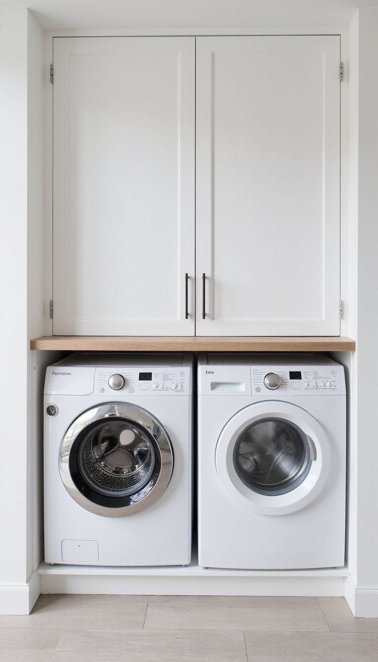 Hidden Appliances Behind Clean Shaker Doors