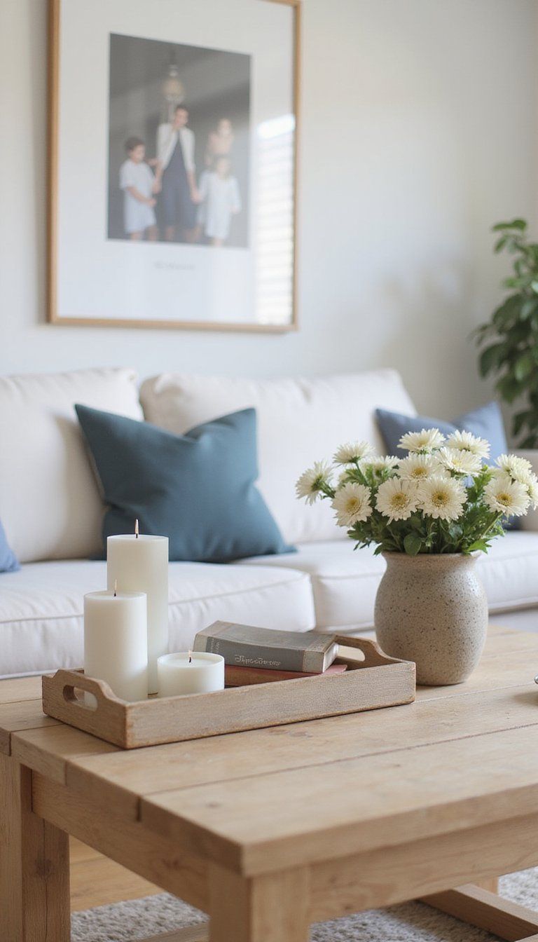 Create A Coffee Table Tray With Framed Panels