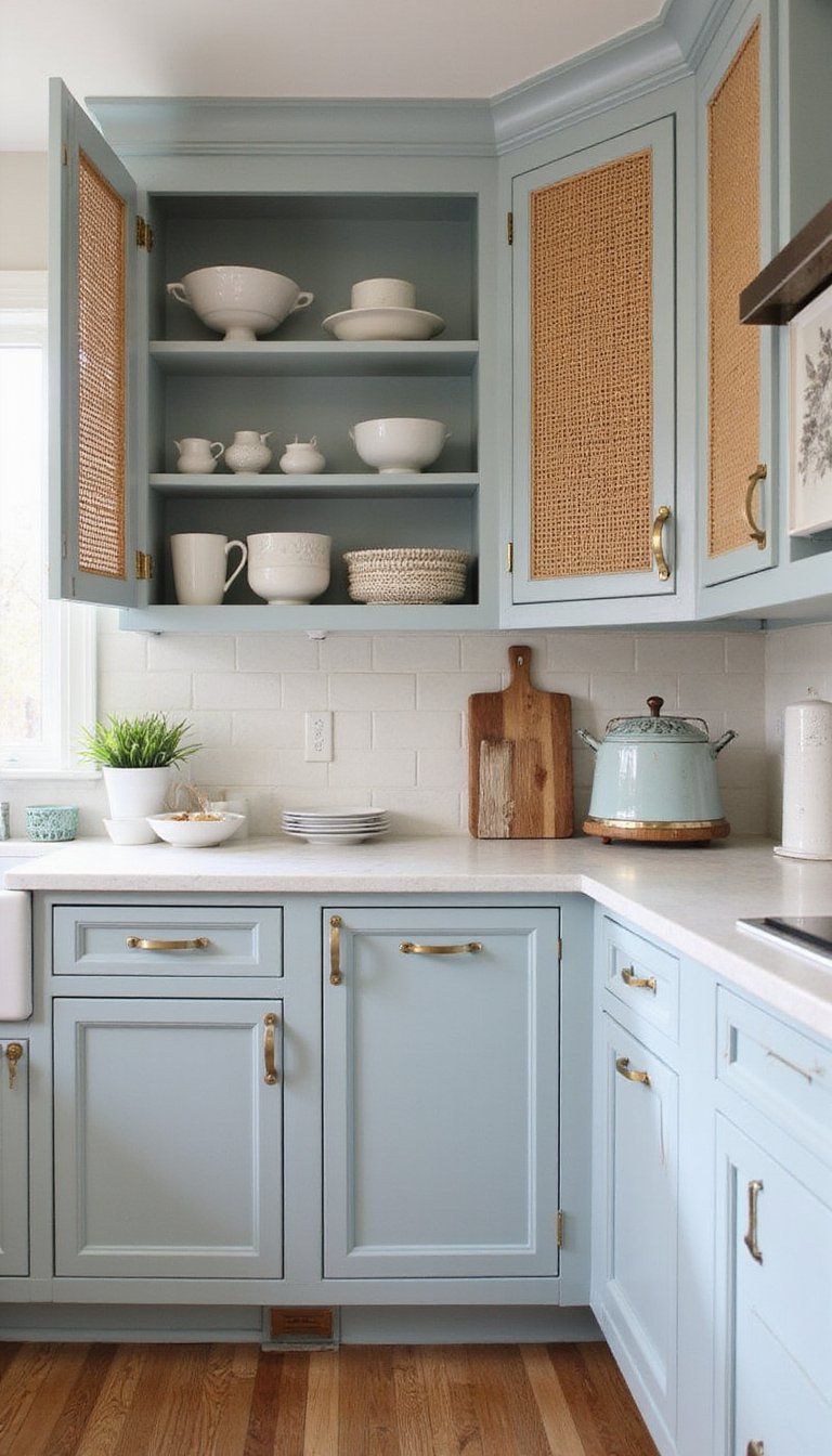 Open Shelving Swap For Closed Cabinet Doors