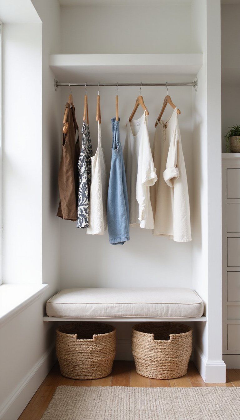 Open Wardrobe Styling With Matching Hangers