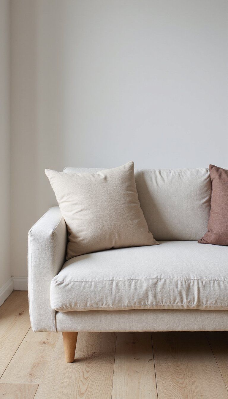 Minimalist Two-Pillow Rule With Contrast Accent