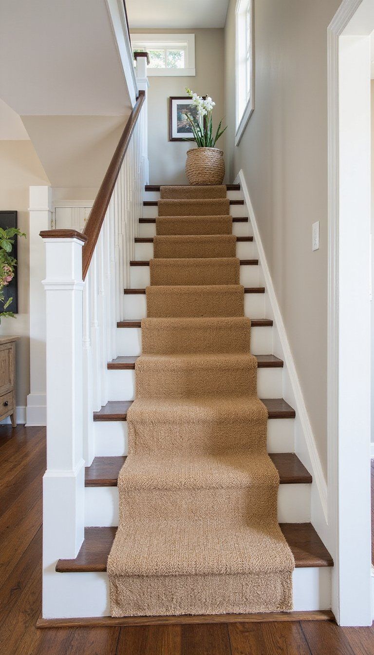 Neutral Jute Runner For Natural Texture