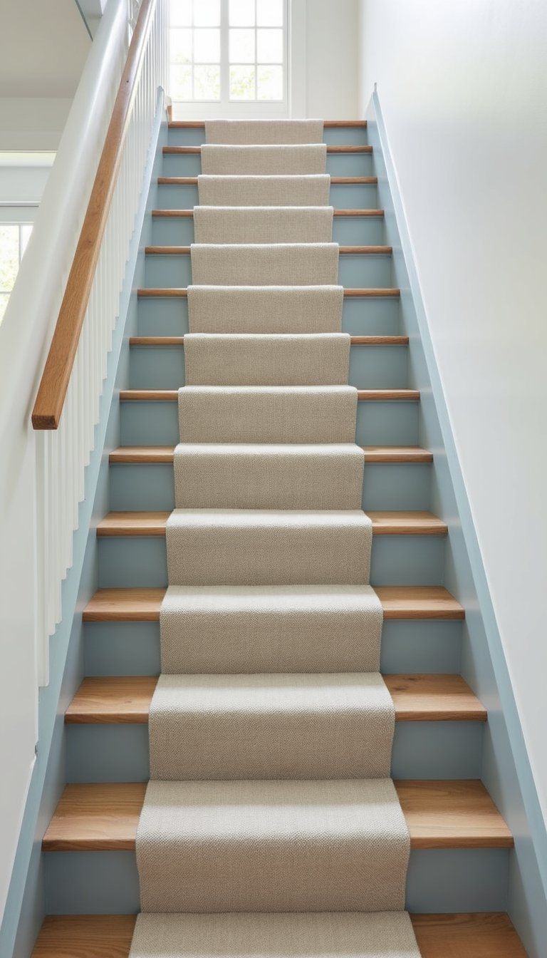 Runner Paired With Painted Risers Pop