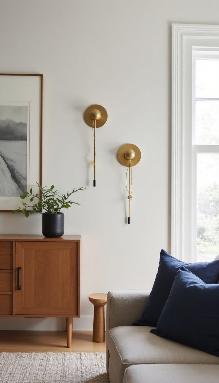 Bold Brass Sconces For Layered Accent Lighting