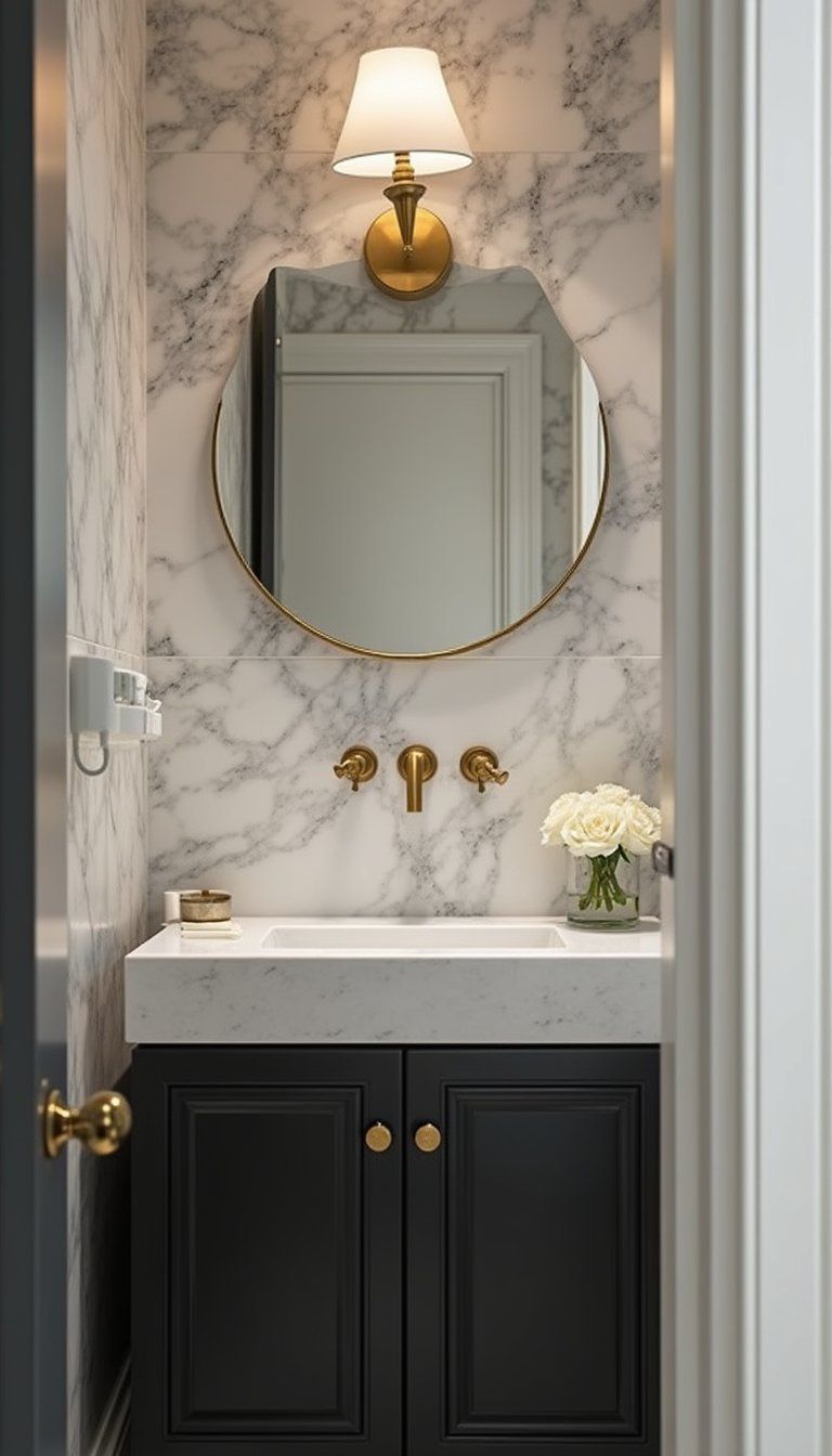 Marble And Stone Sconces For Luxe Touches