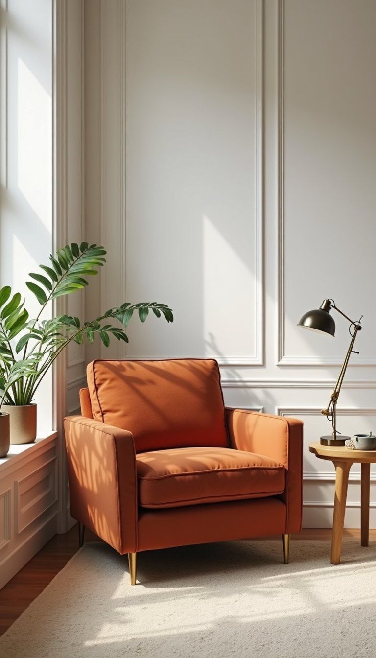 Terracotta Accent Chairs For Bold Seating Choices