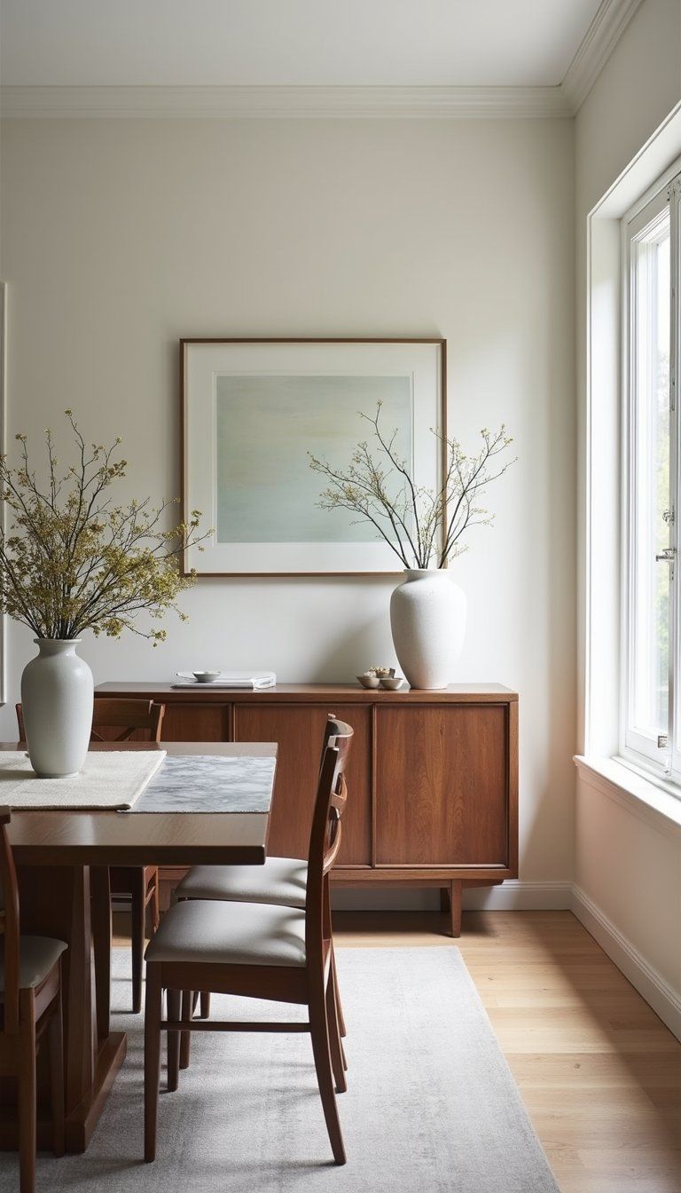 Wood And Marble Mix For Timeless Contrast