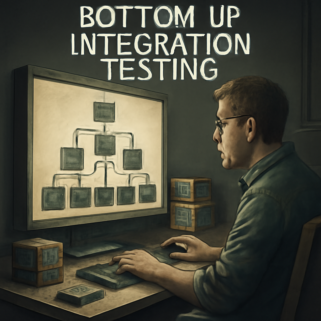 Bottom-Up Integration Testing illustration