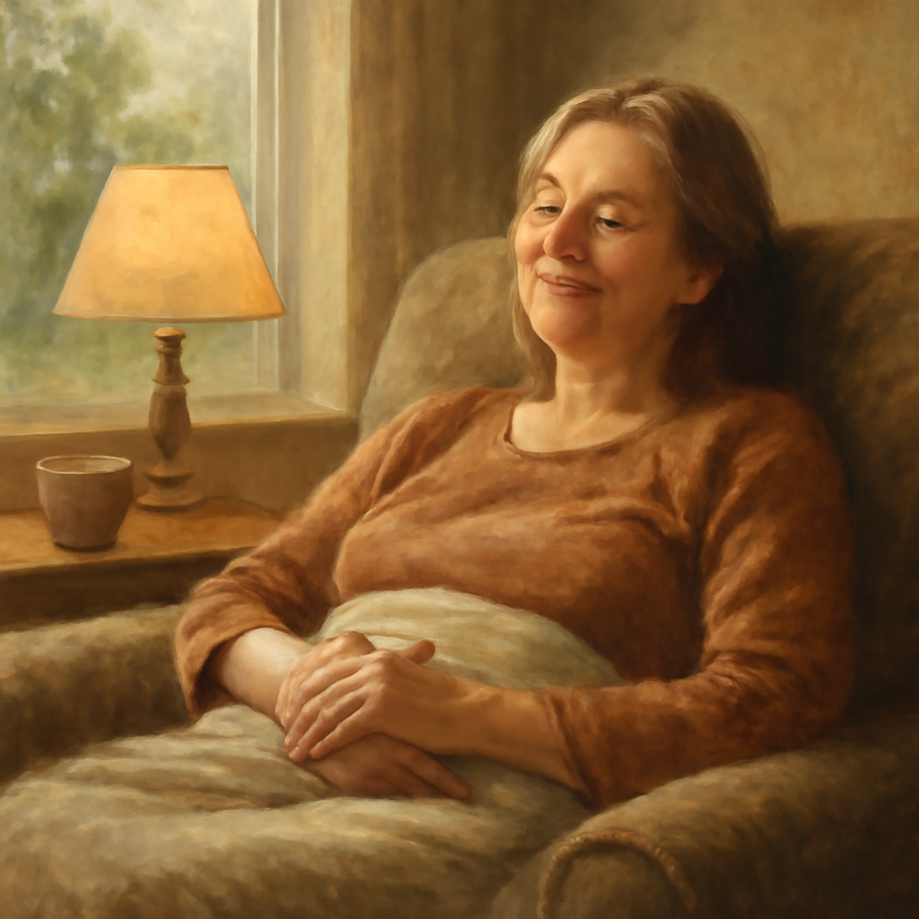 Contentment illustration