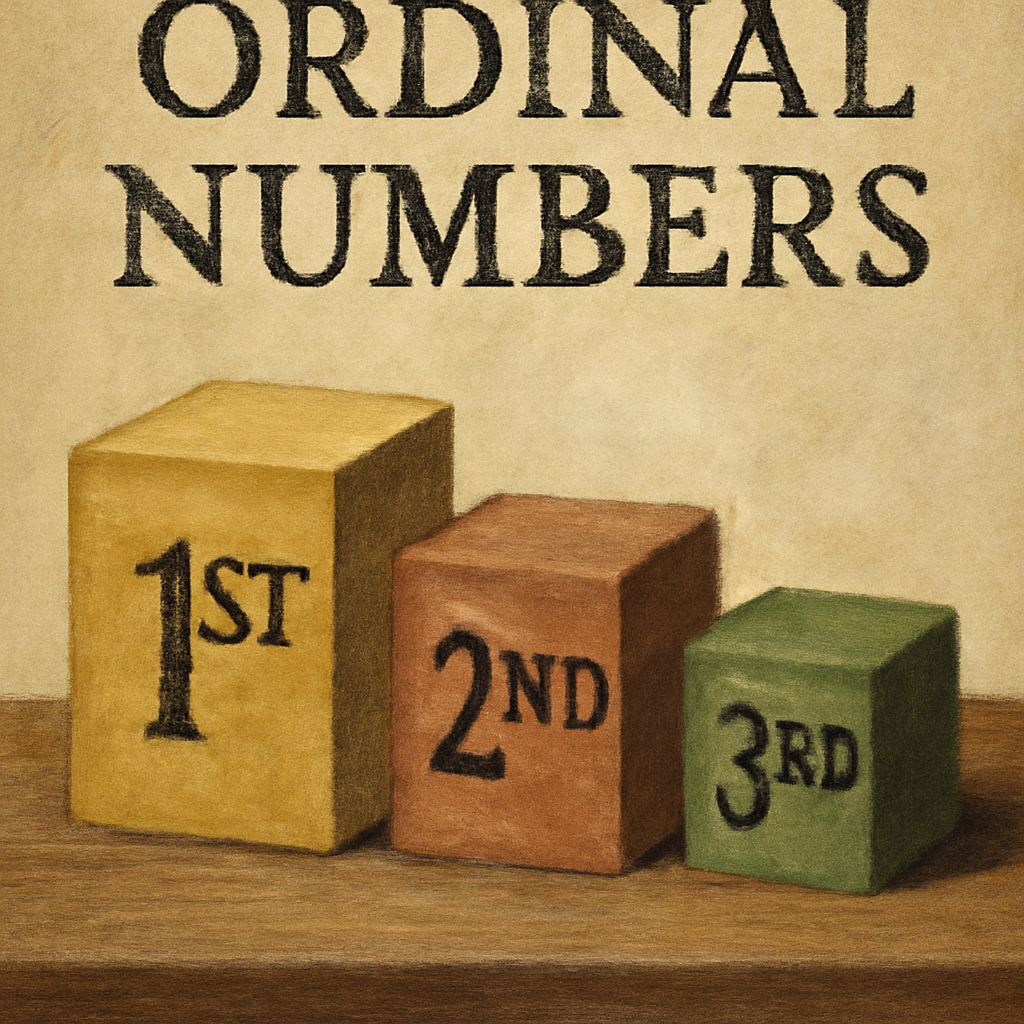 Ordinal Numbers illustration
