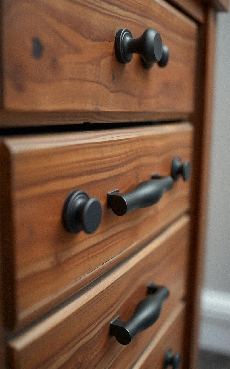 Modern Hardware Swap to Refresh Antique Pieces