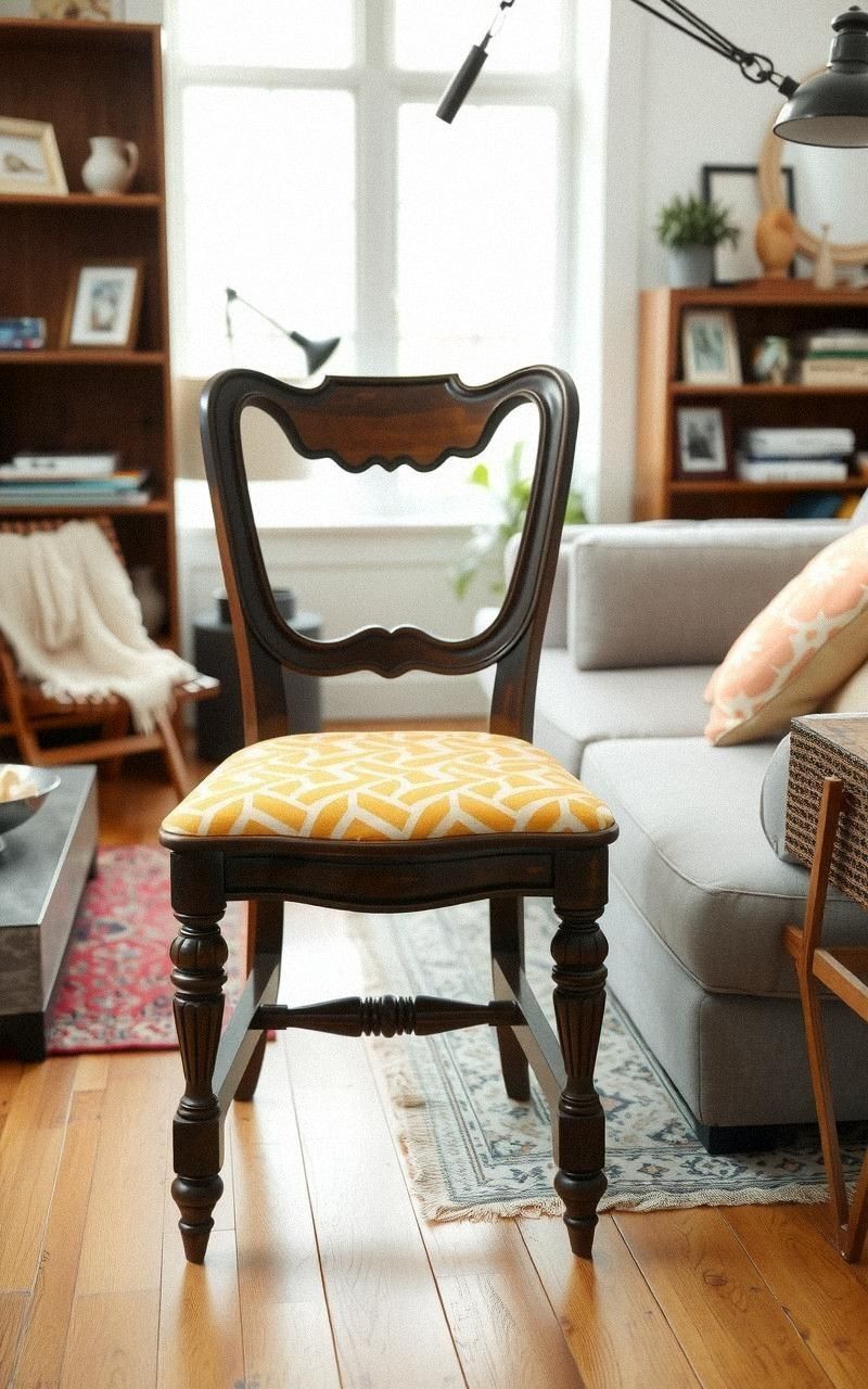 Reupholstering Chairs with Bold Patterns