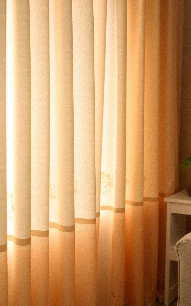 Soft Drapery With Nature-Inspired Patterns
