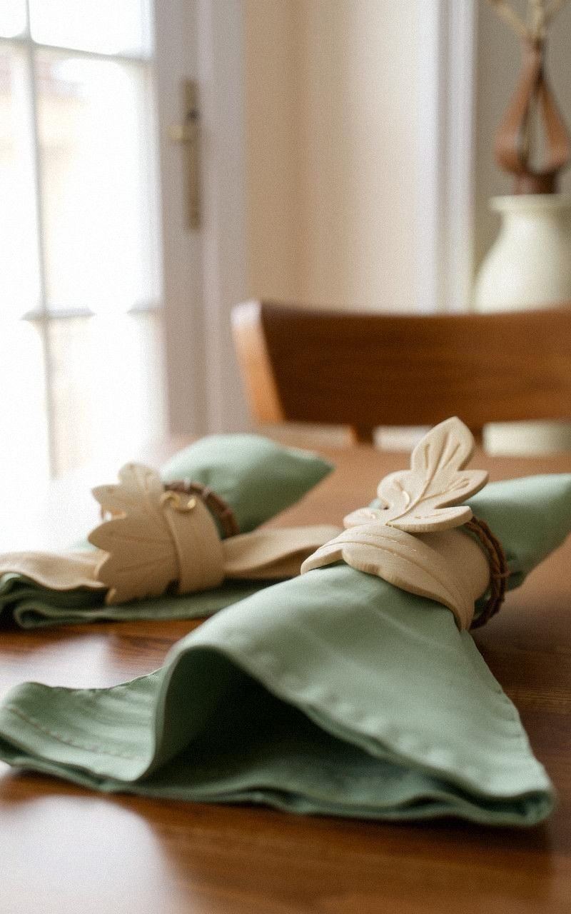 Charming Clay Napkin Rings for Table Settings