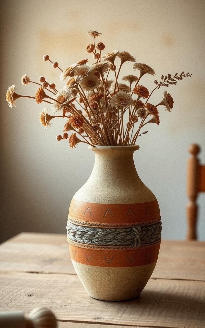 Handmade Clay Vases for Rustic Charm