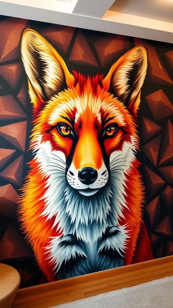 Animal Portrait Murals Expressing Personality