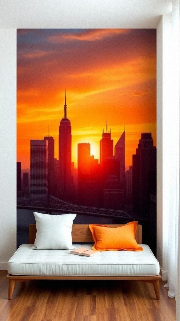 Urban Skyline Murals Capturing City Spirit