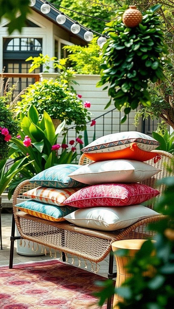Colorful Throw Pillows for Instant Comfort