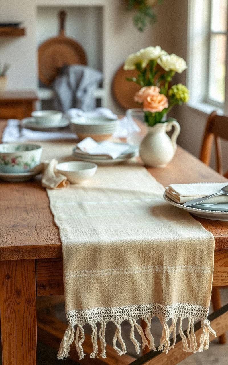 Handwoven Table Runners to Add Texture