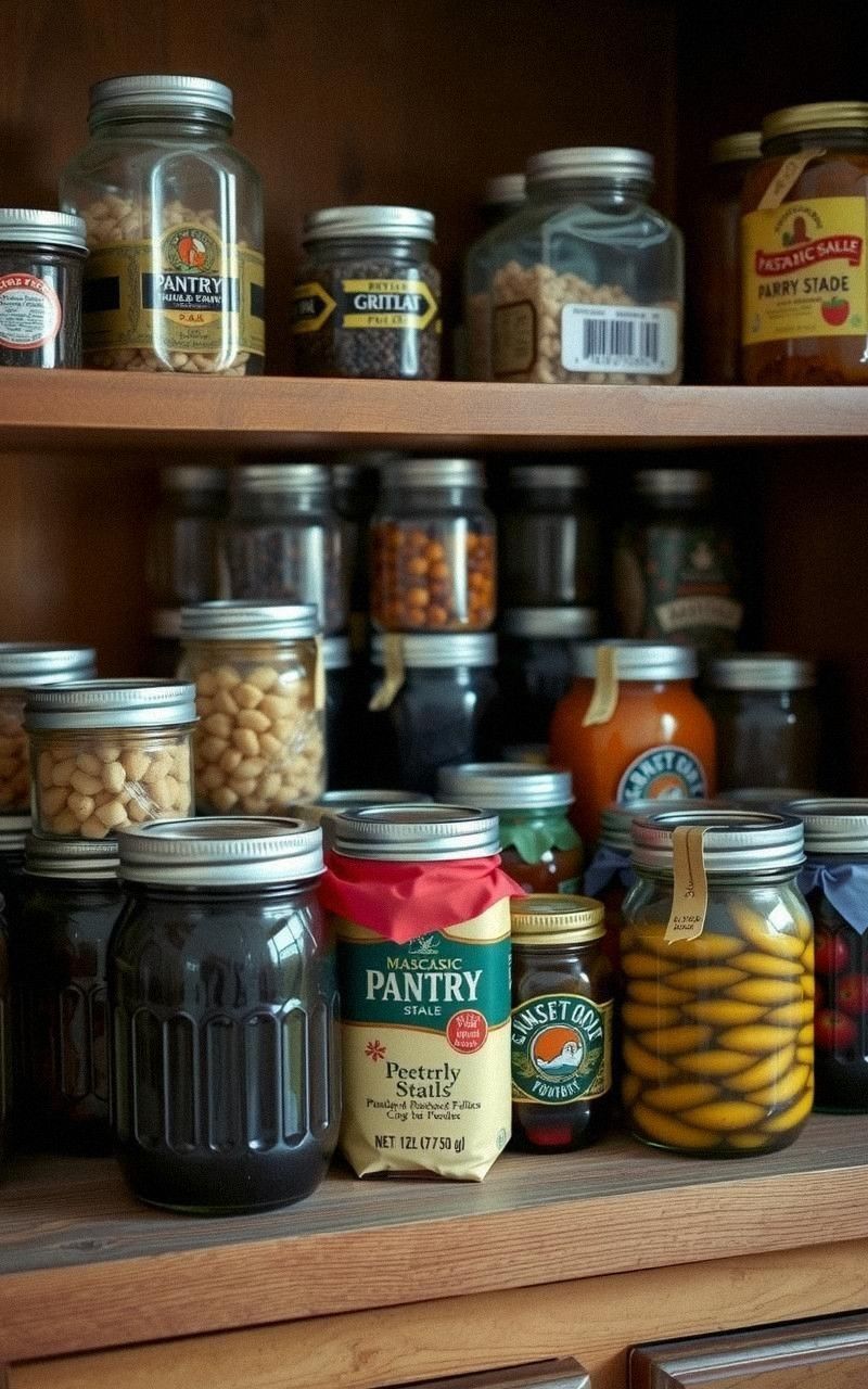 Vintage Mason Jars for Rustic Storage