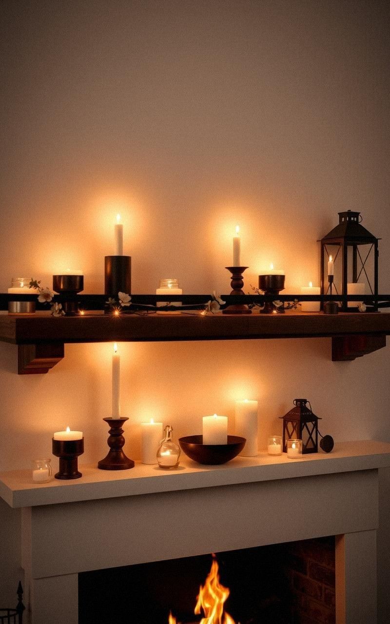 Candles and Lanterns for Gentle Glow