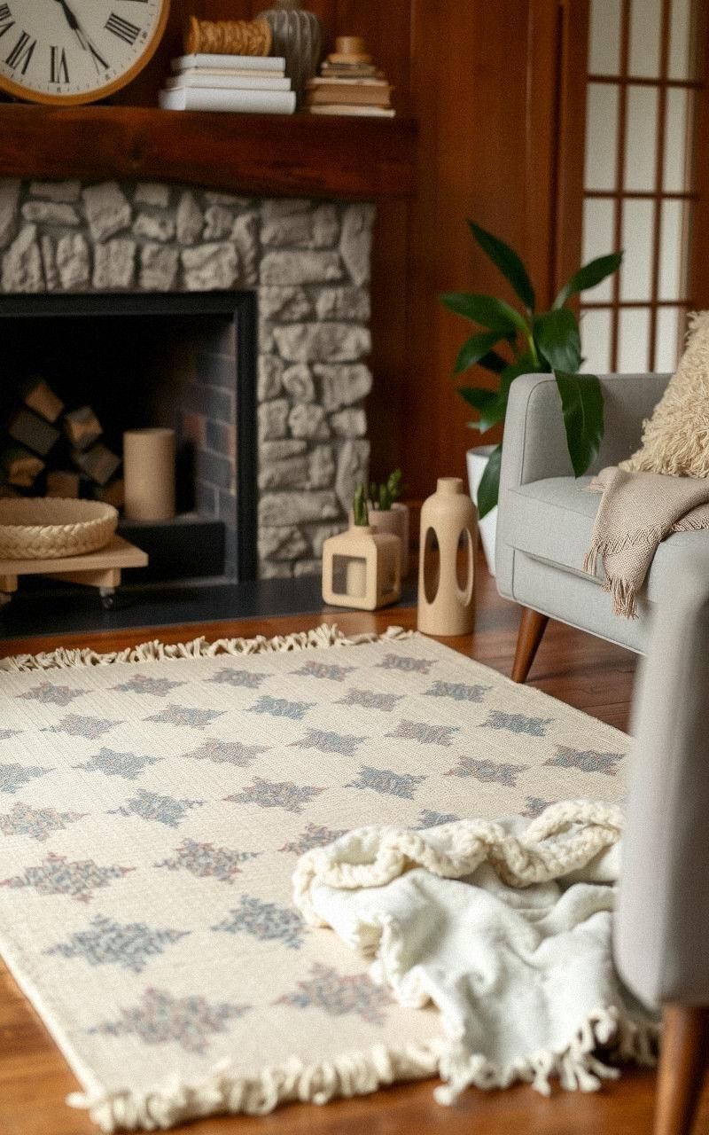 Layered Rugs for Extra Warmth