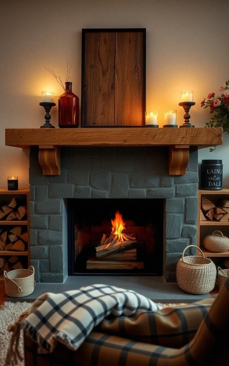 Natural Wood Accents for Rustic Warmth