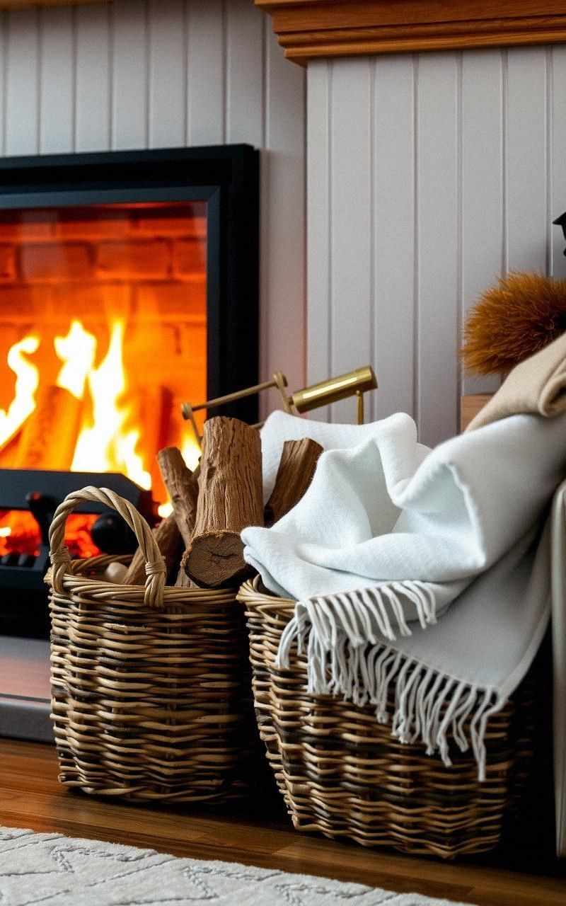 Rustic Baskets for Practical Charm