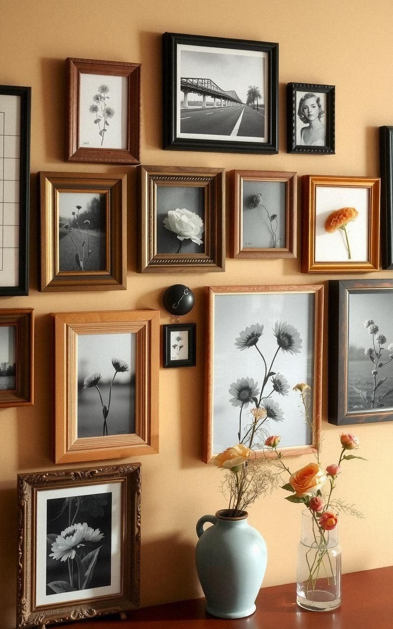 Create a Gallery Wall With Vintage Frames