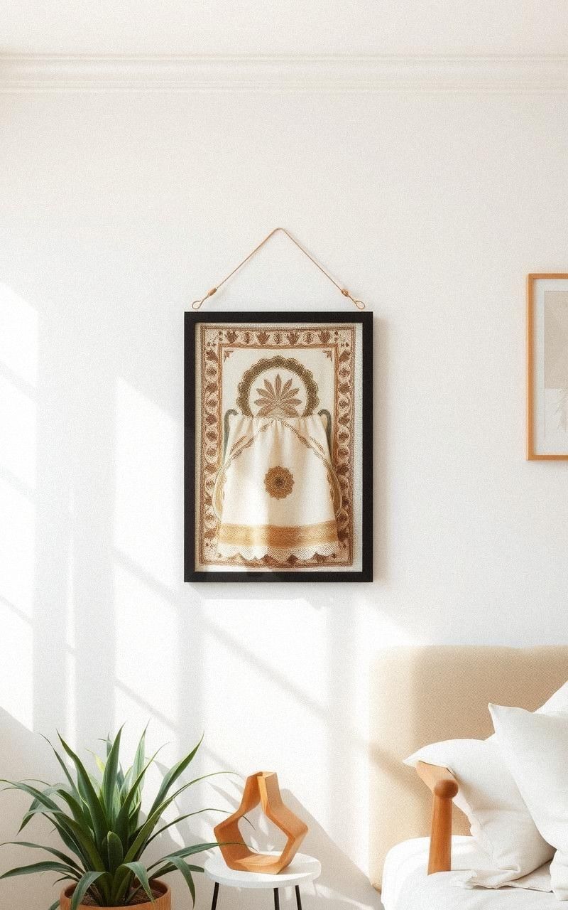 Frame Vintage Textiles for Wall Decor