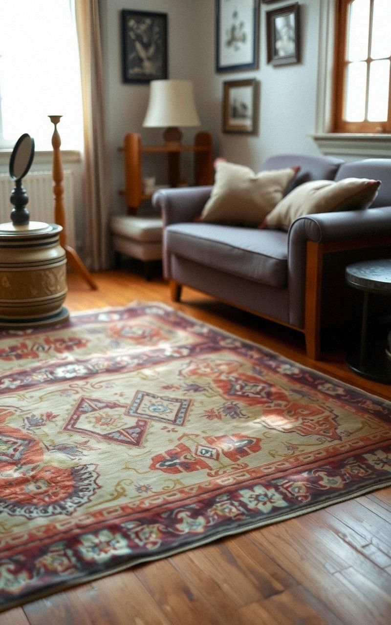 Incorporate Vintage Rugs for Warmth and Style