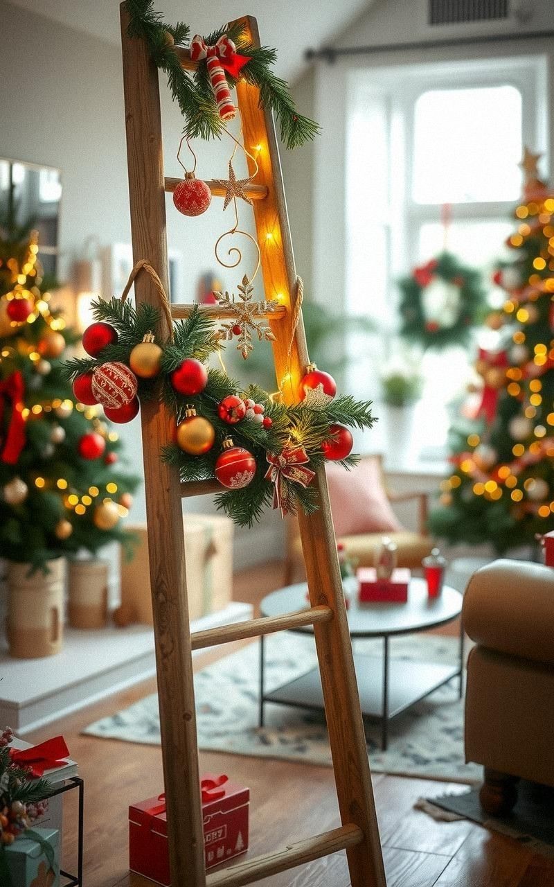 Create a Seasonal Decor Ladder to Celebrate Holidays