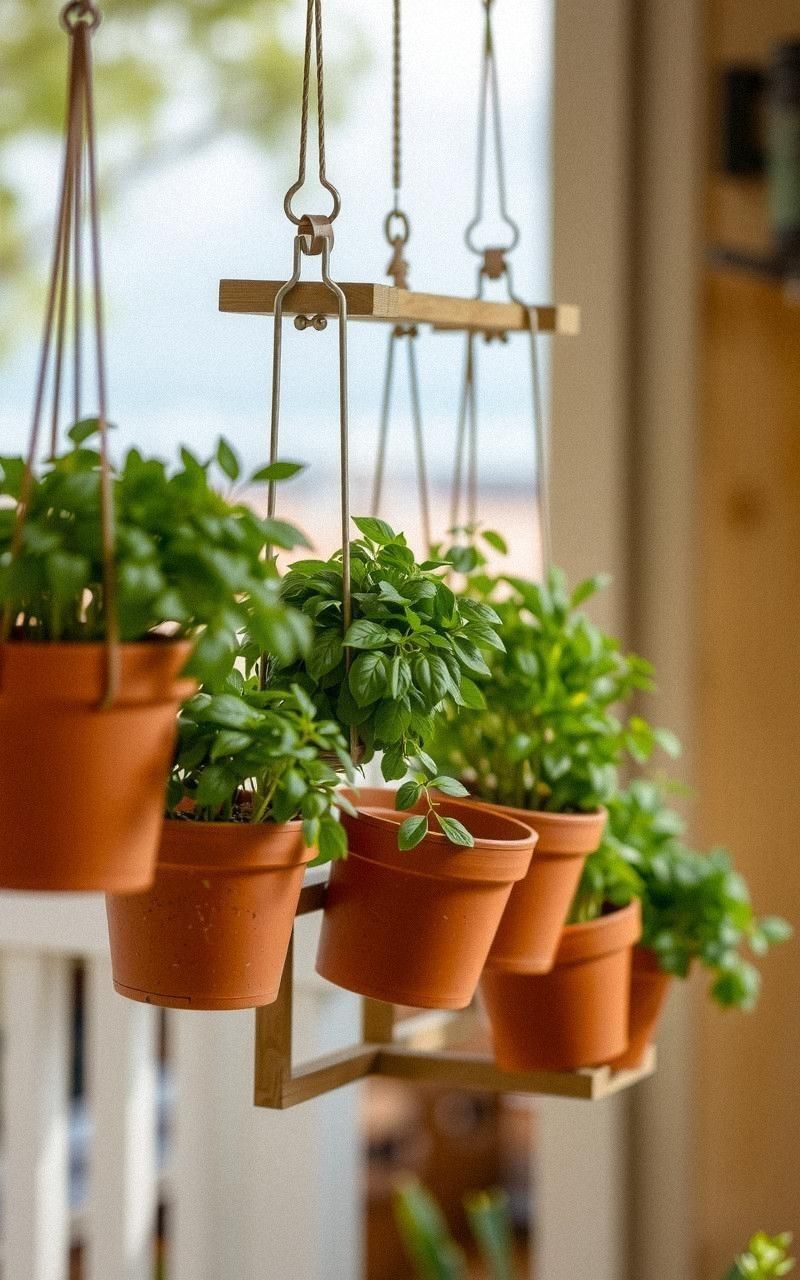 Hanging Ladder Herb Garden Wall
