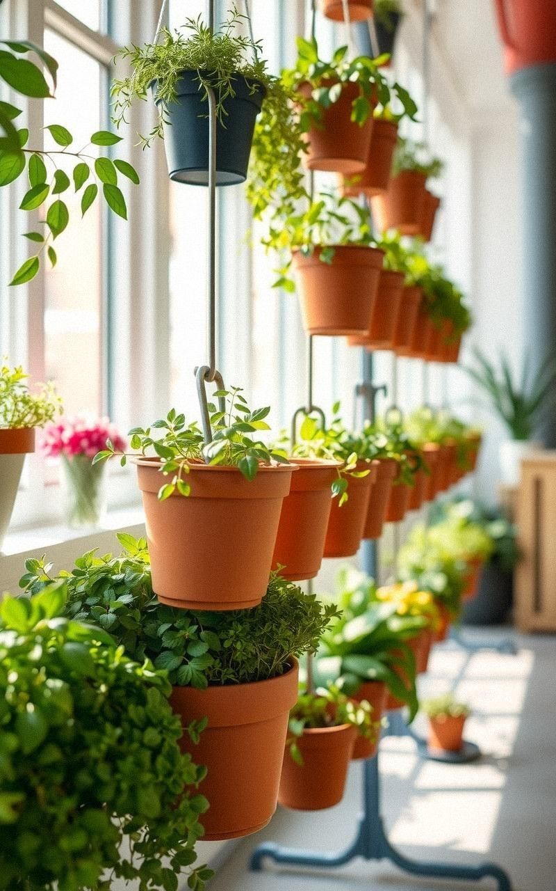 Tiered Hanging Herb Garden Wall