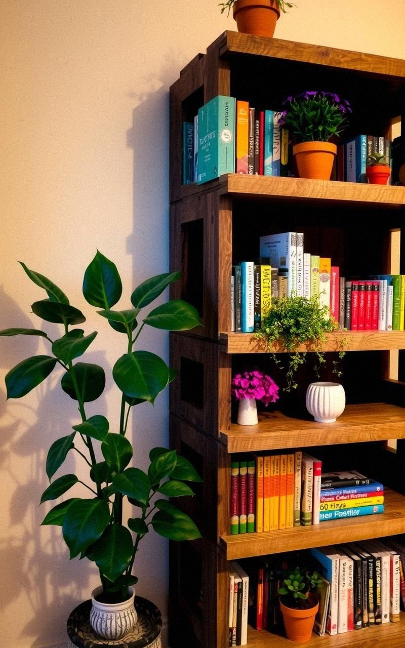 Chic Pallet Bookshelf For Stylish Storage
