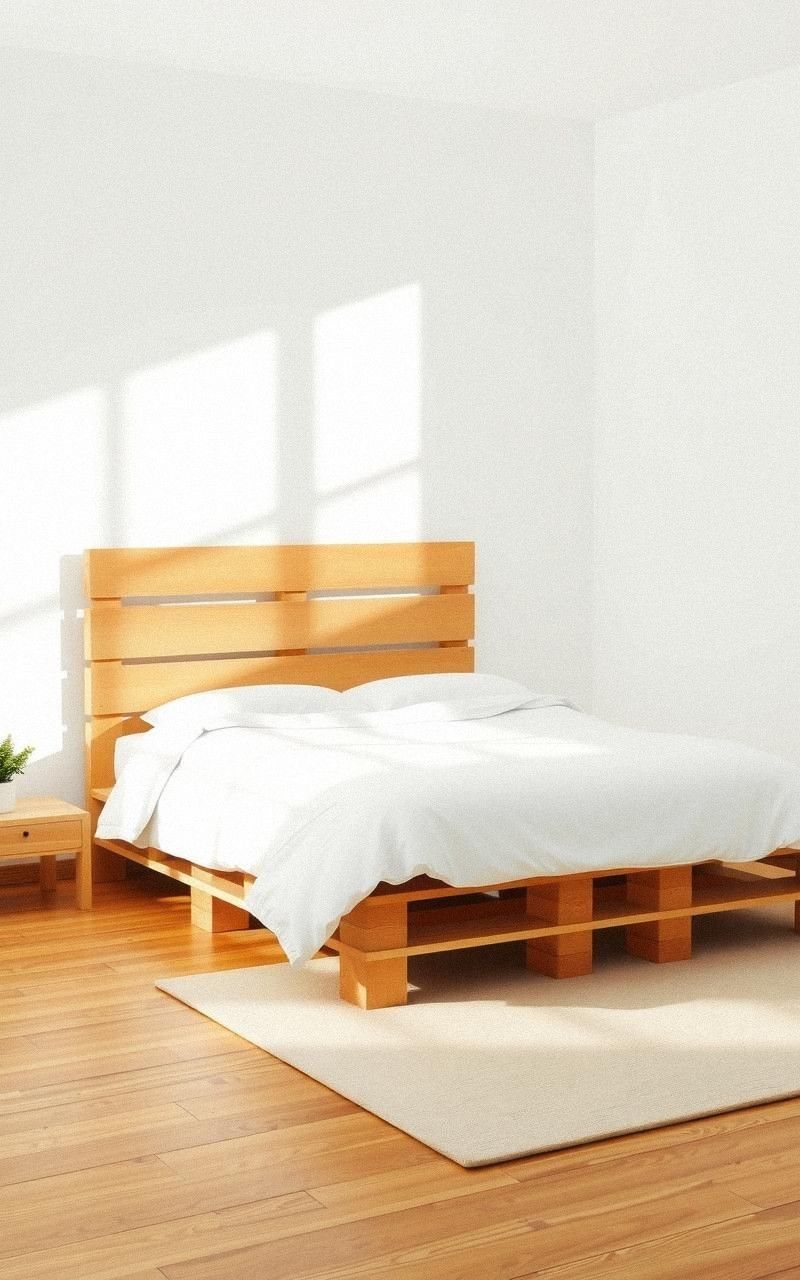Cozy Pallet Bed Frame For Comfortable Sleep