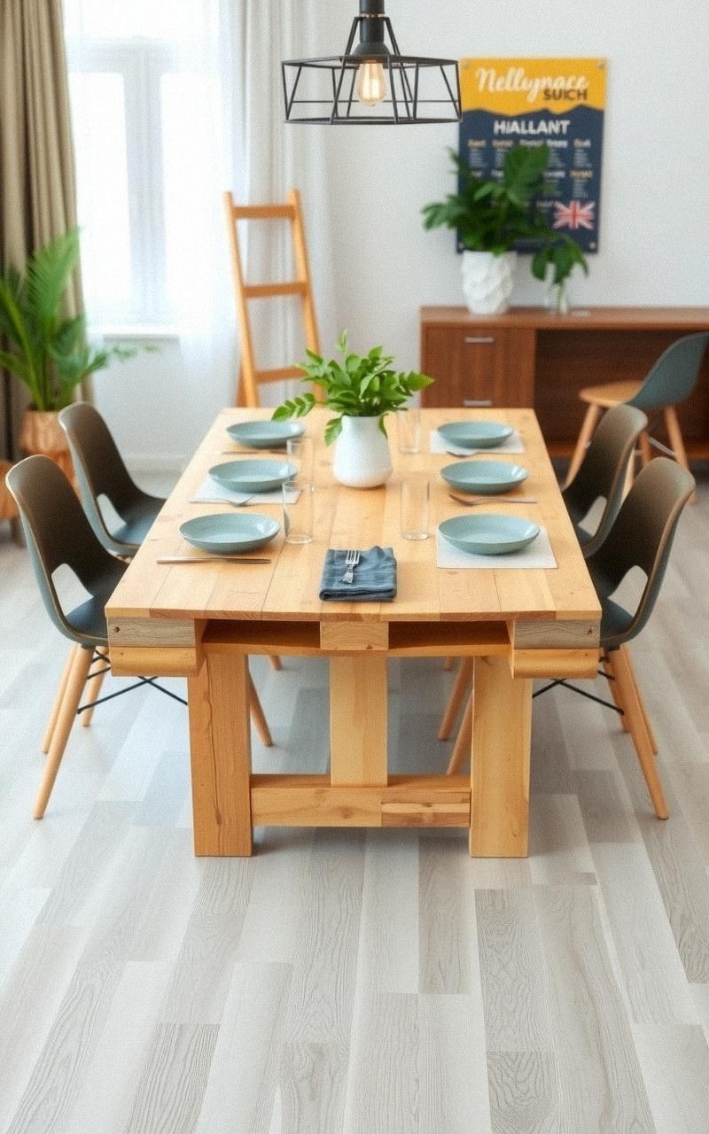 Modern Pallet Dining Table For Family Meals