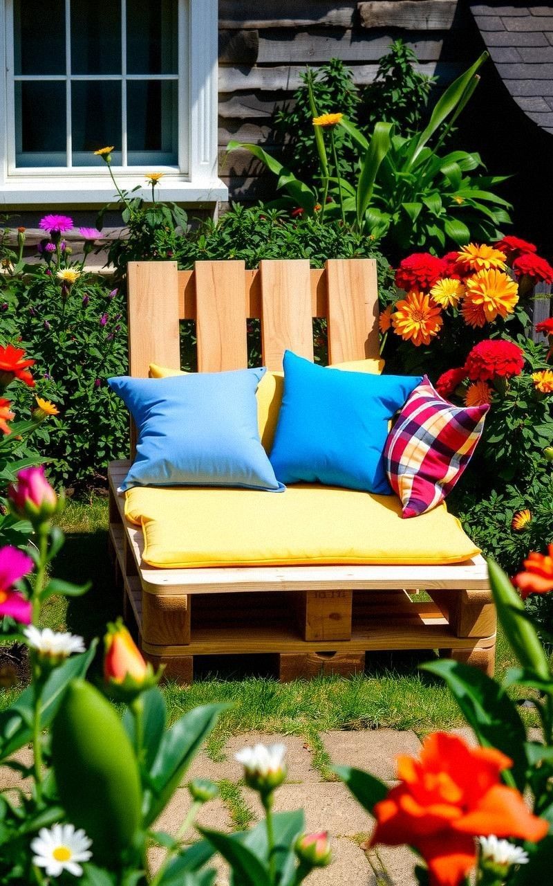 Outdoor Pallet Lounge Chair For Relaxing Spaces