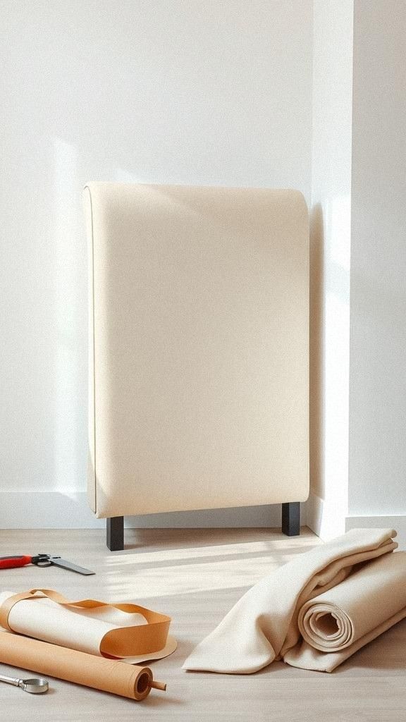 DIY Upholstered Headboard for Bedroom Elegance