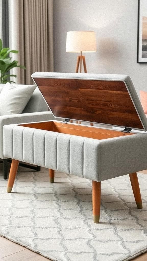 Make a DIY Upholstered Bench with Storage