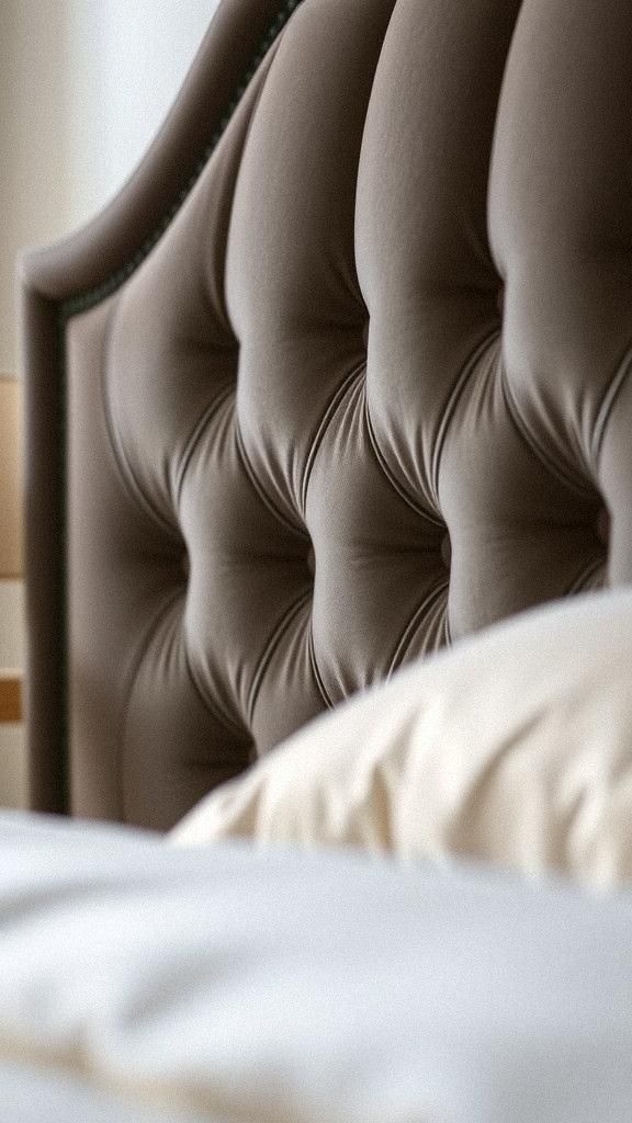 Transform a Headboard with Tufted Upholstery Details