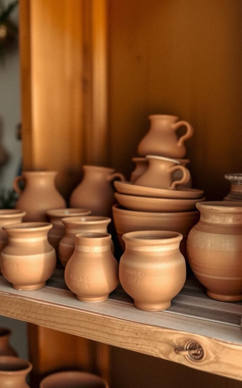 Clay Pottery for Artistic Earthy Details