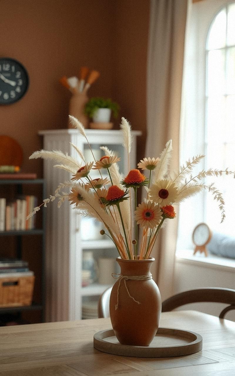 Dried Flower Arrangements for Subtle Nature Touch