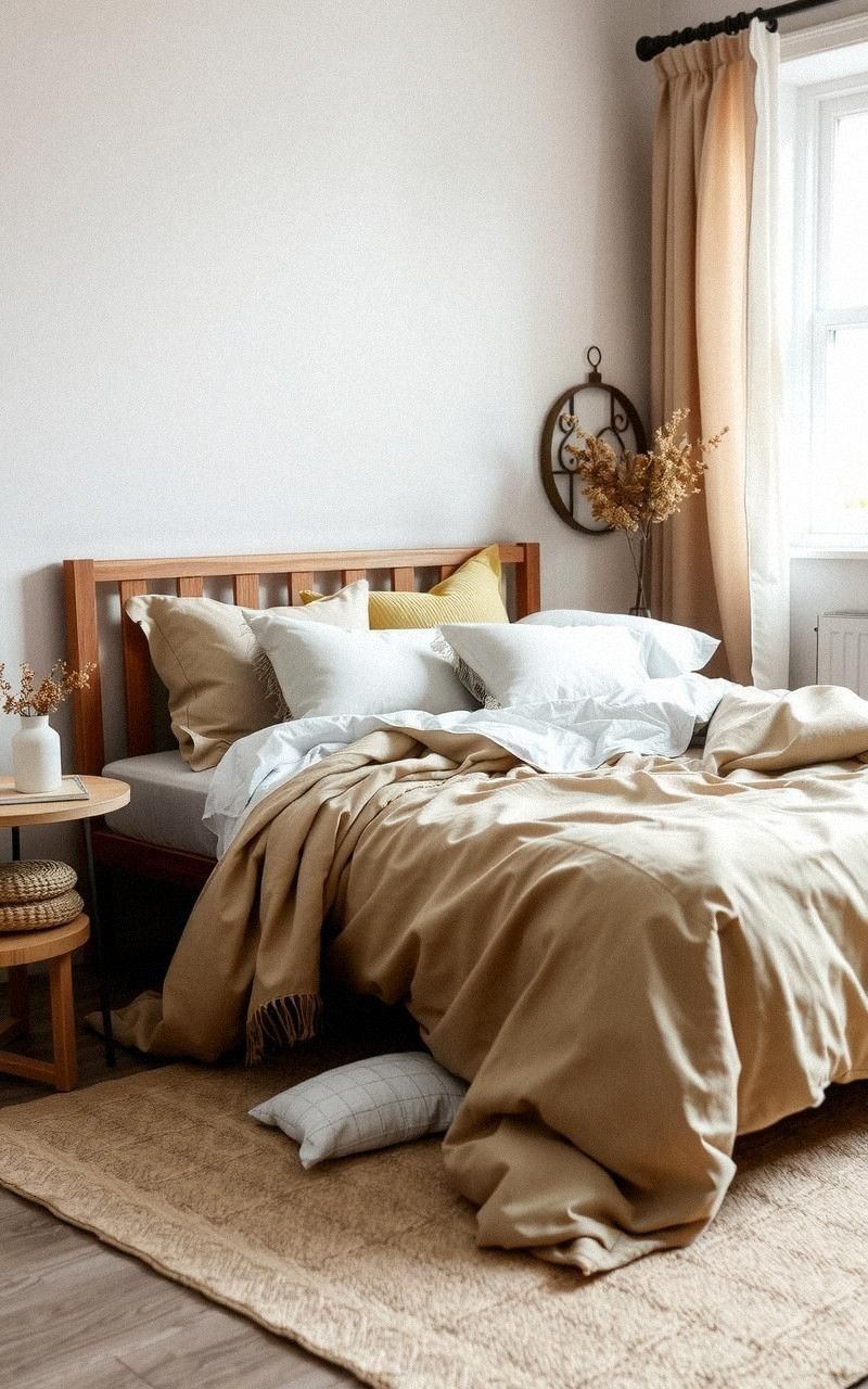 Soft Taupe Bedding for Restful Bedrooms
